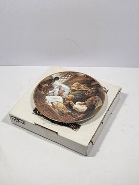 1991 Knowles Goldilocks Three Bears Scott Gustafson Collector Plate Box COA